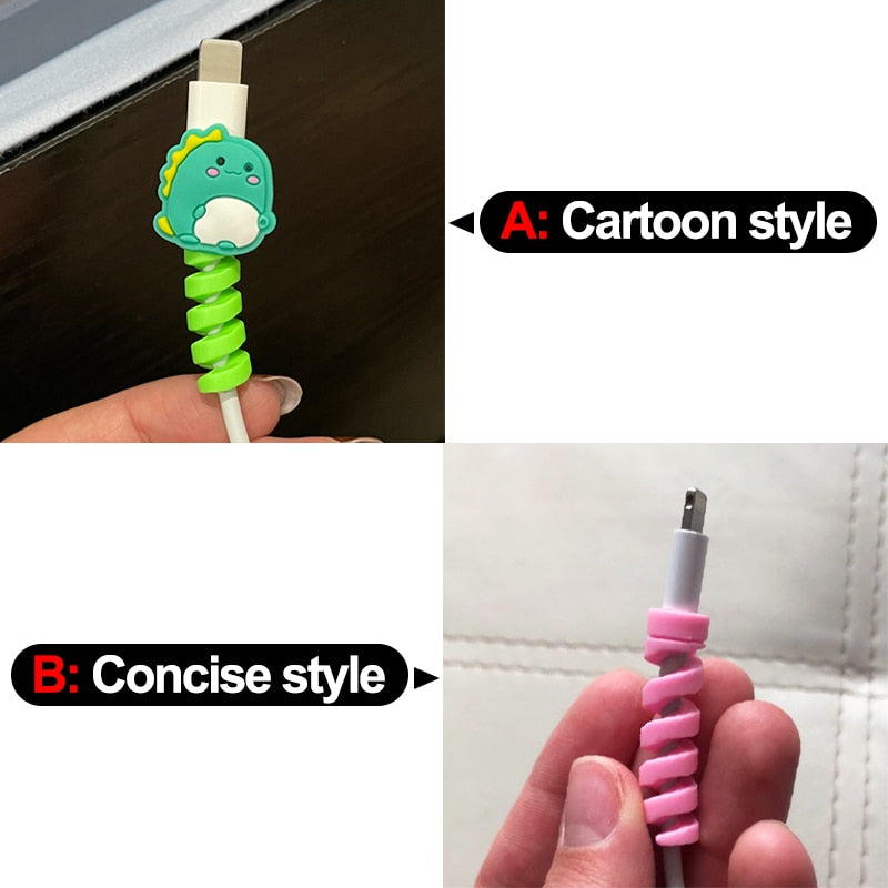 Charging Cable Protector For Phones Cable holder Ties cable winder Clip For Mouse USB Charger Cord management cable organizer