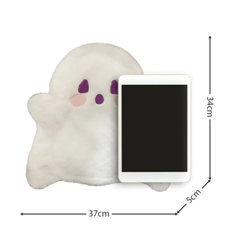 Kawaii White Little Ghost Backpacks Funny 3D Plush Doll Classic Backpacks Plush Doll Bag Shoulder Bags Halloween Decorations