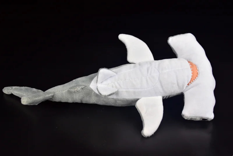 40cm Super Soft Hammerhead Shark Plush Toys Simulated Grey Shark Stuffed Toys Dolls Birthday Gift
