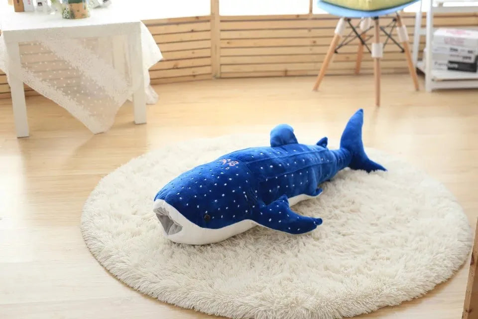 Whale Shark Plush 1pc 50cm New Cute Blue Toys Big Fish Cloth doll Stuffed Animals Doll Lovely Children Baby Birthday Gift