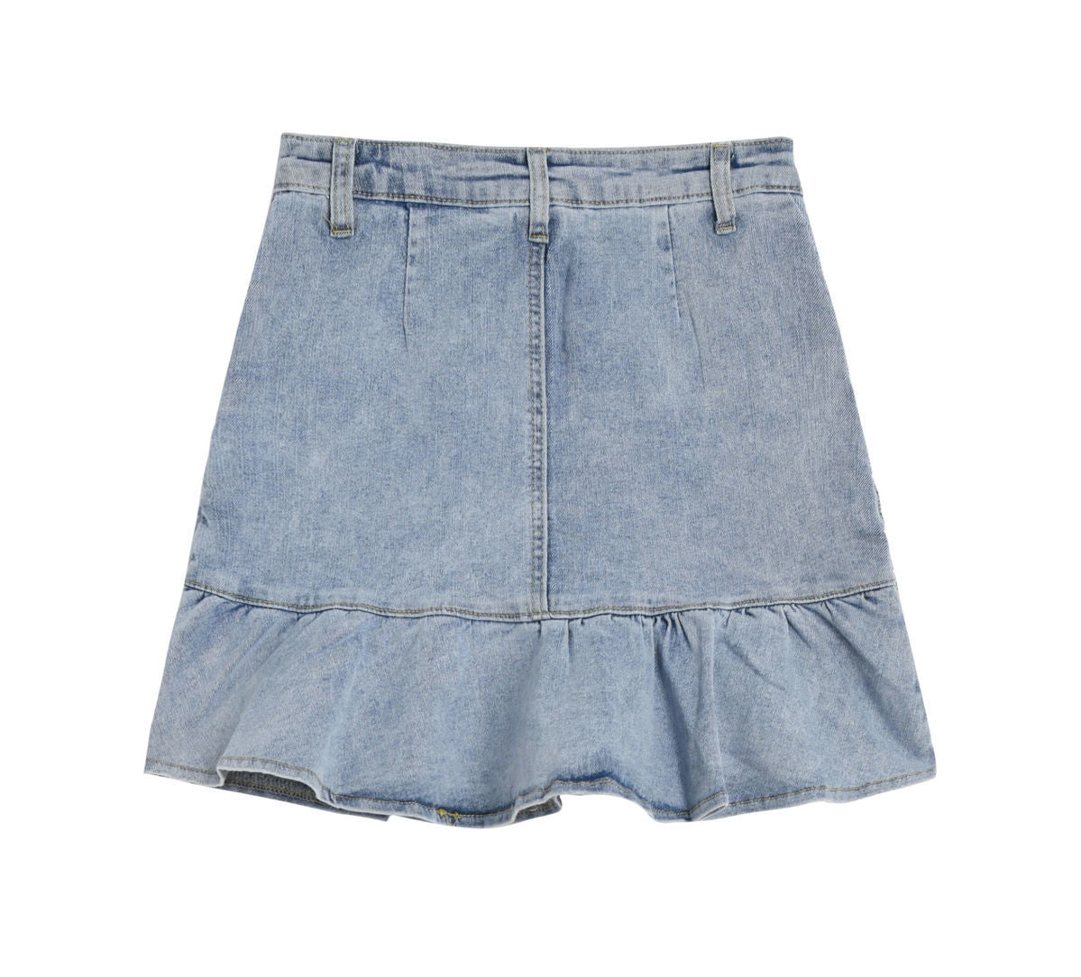 Casual Denim Mini Skirt Women Summer High-Waiste Harajuku Y2k Pleated Skirt Blue Japanese Korean Style Clothing New Howdfeo