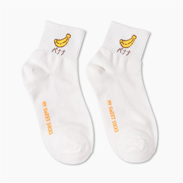 Comfy & Adorable Fruit-Inspired Socks Women Pick from 5 Fruit Designs