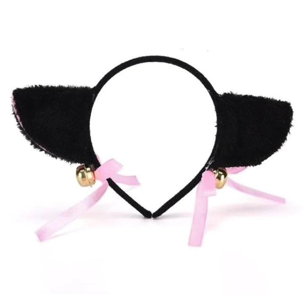 Fuzzy Neko Kitten Ears Soft Adorable Headband Accessory