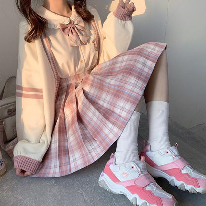 Enchanting Japanese Style Cozy Kawaii School Girl Cardigan Sweater