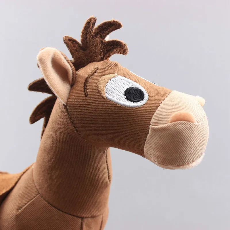 Toy Story Plush Toy 25cm Bullseye Stuffed Animal Plushies Disney Movie Replica Woody Horse Childrens Kids Birthday Gift