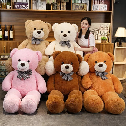 High Quality Giant American Bear Plush Doll Soft Stuffed Animal Teddy Bear Toys Kids Girls Valentine Birthday Gift Room Decor