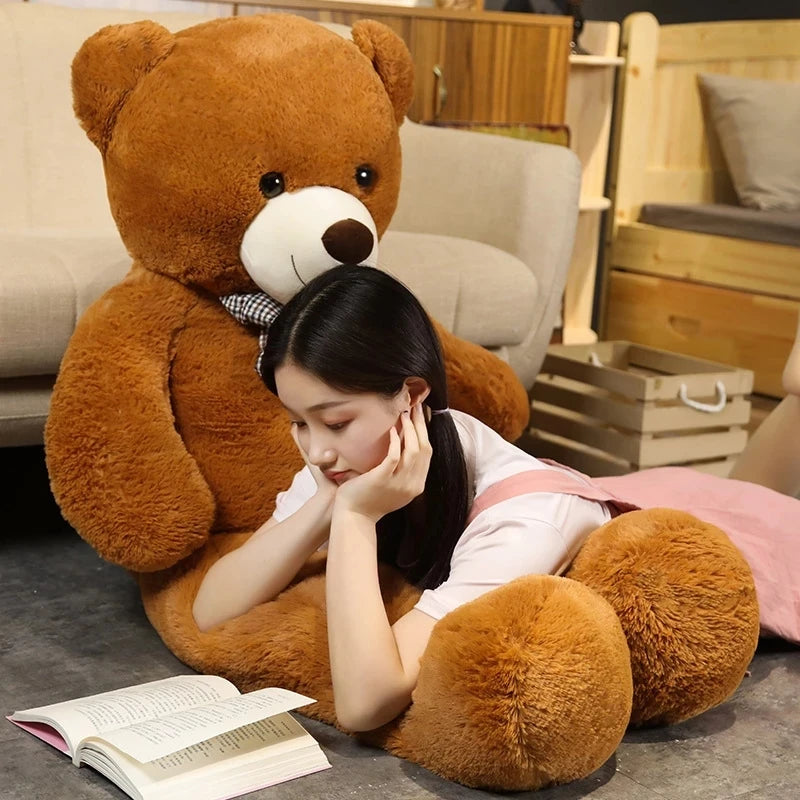 High Quality Giant American Bear Plush Doll Soft Stuffed Animal Teddy Bear Toys Kids Girls Valentine Birthday Gift Room Decor