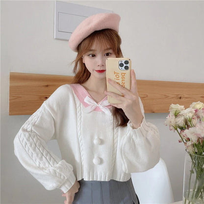 Must-Have Dreamy Vintage Pastel Women's Korean Style Sweater Be the Cutest Princess