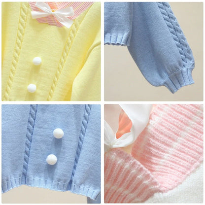 Must-Have Dreamy Vintage Pastel Women's Korean Style Sweater Be the Cutest Princess