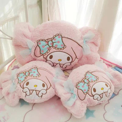 Sanrio My Melody & Little Twin Stars Throw Pillows Upgrade Your Kawaii Bedroom