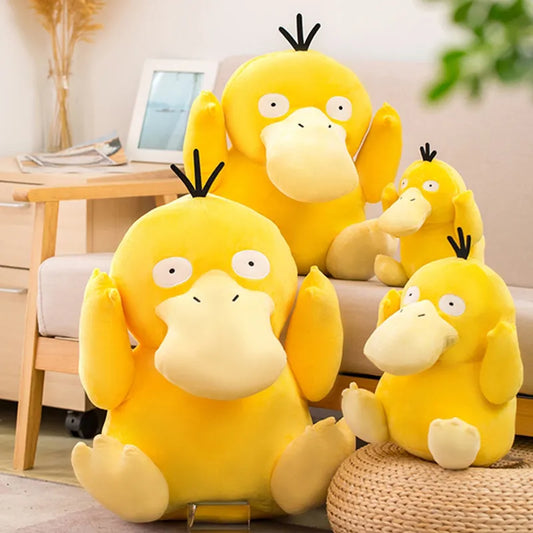 Big Size Psyduck Plush Giant Pokemon Toy Anime Duck Stuffed Doll Video Game Pillow Birthday Present Gift For Kids Children