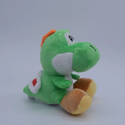 Yoshi Plush Toy 20cm Super Mario Bros Plushie Video Game Green Dinosaur Stuffed Animal Toys Doll Christmas Birthday Gift