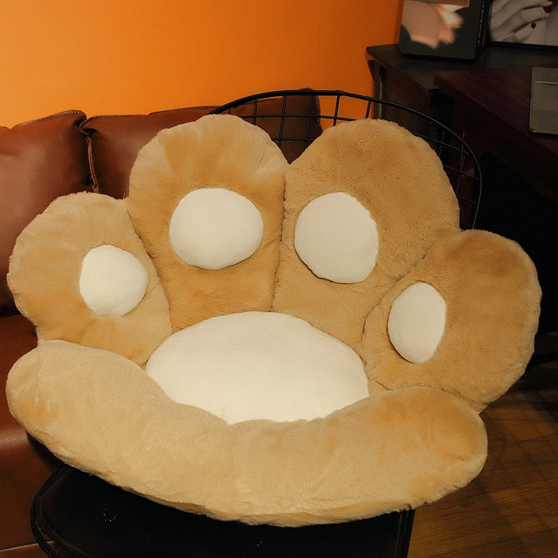 Kawaii Paw Pillow Animal Seat Cushion Stuffed Cat Paw Flower Pillow Plush Sofa Indoor Floor Home Chair Decor Children Gift