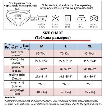 5Pcs/set Cotton Underwear Cute Cartoon Cat Panties for Woman Girl Soft Pantys Plus Size Breathable Briefs Female Lingerie