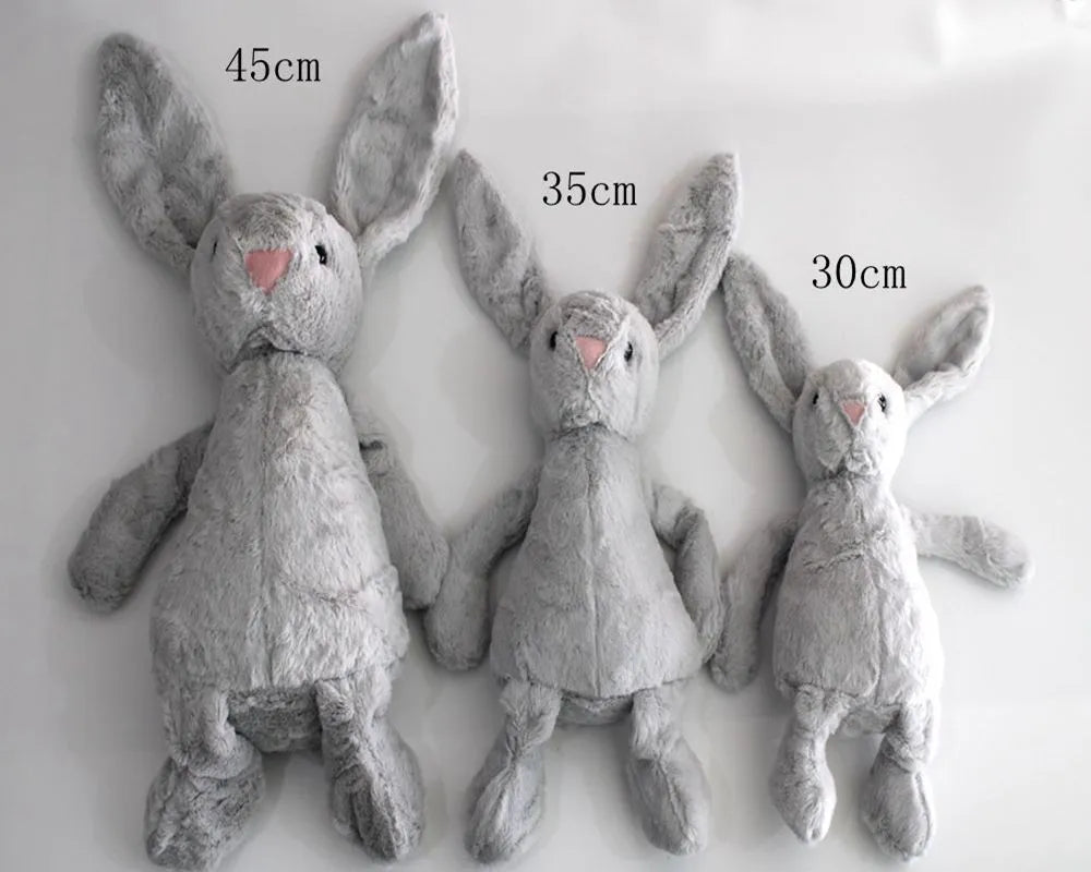 Many Size Soft Stuffed Animals Kids Long Ear bunny Rabbit Sleeping Cute Cartoon Plush Toy Animal Dolls Children Birthday Gift