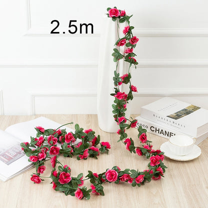 90cm Artificial Vine Plants Hanging Ivy Green Leaves Garland Radish Seaweed Grape Fake Flowers Home Garden Wall Party Decoration