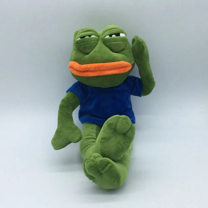 42cm Magic Expression Pepe The Frog Sad Frog Plush Meme Dolls Stuffed Animal Toy Gift