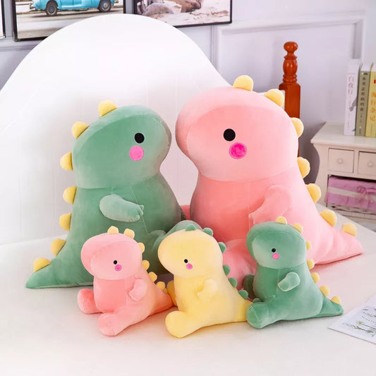 GIANT Dinosaur Plush Toy 50cm Big Fat Dino Stuffed Animal Plushies Super Soft Kids Baby Huggable Doll Pillow Home Decor Gift