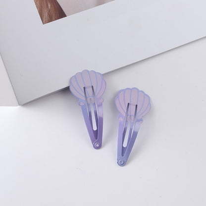 New Girls Cartoon Pattern Hairpins Cute Animal Rainbow Sweet Hair Clips Kids BB Clips Hair Accessories Fashion Barrettes Gift