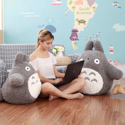 GIANT Totoro Plush Large My Neighbor Studio Ghibli Stuffed Animal Plushies Pillow Toy Big Anime Soft Doll Bed Sofa Cushion Kids Gift Home Decor Xmas Gift