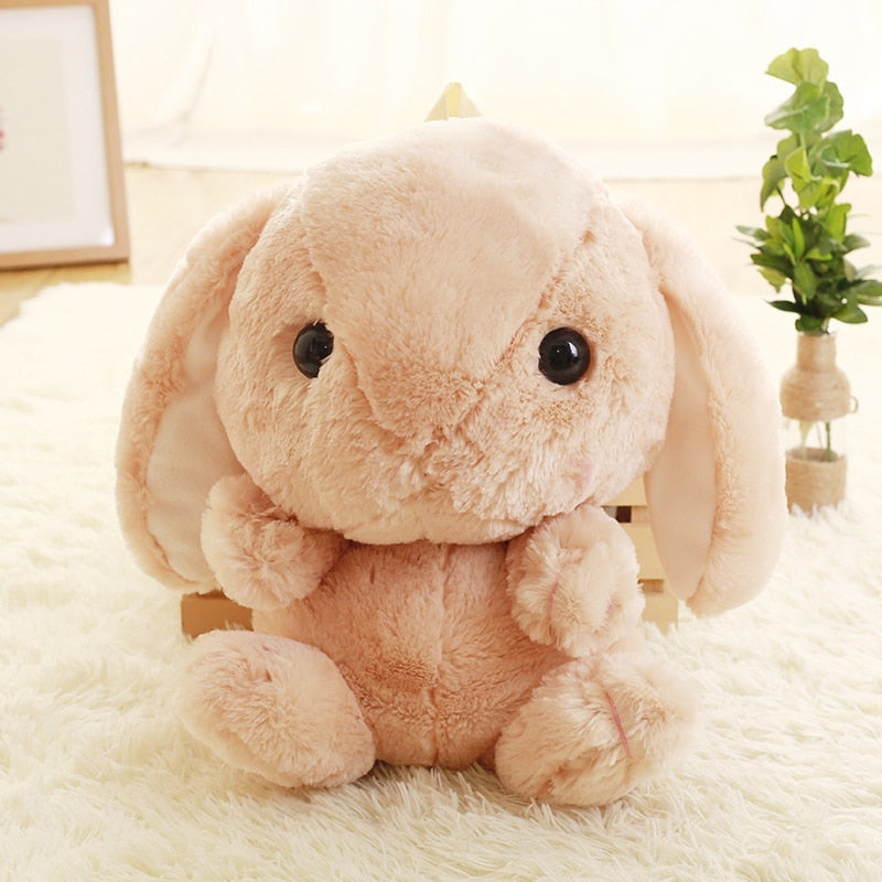 Long Ear Rabbit Plush Bag Cute Doll Kawaii Shoulder Backpack Crossbody Bag Coin Purse Messenger Bags Plush Toy Girls Gift