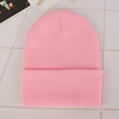 Winter Hats for Woman New Beanies Knitted Fluorescent Cute Hat Girls Autumn Female Beanie Caps Warmer Bonnet Ladies Casual Cap