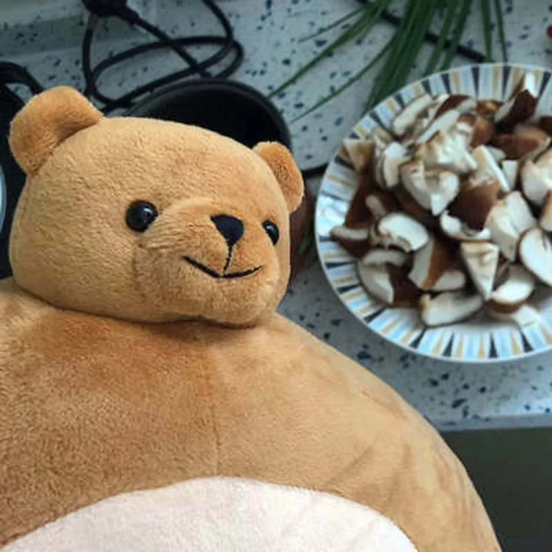 Tiny Head Bear with Small Head Big Body Stuffed Animal Giant Teddy Bear Plush Cute Big Large Plushies Toy Pillow Kawaii Doll Gifts