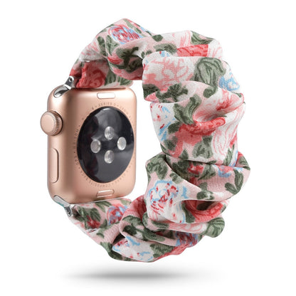 Scrunchie Elastic Watch Straps Watchband for Apple Watch Band Series 7 6 5 4 38mm 40mm 42mm 44mm for iwatch 45/41mm Bracelet
