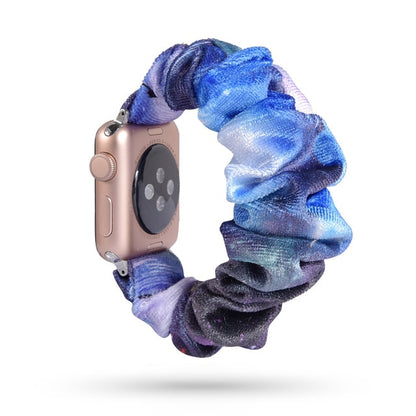 Scrunchie Elastic Watch Straps Watchband for Apple Watch Band Series 7 6 5 4 38mm 40mm 42mm 44mm for iwatch 45/41mm Bracelet