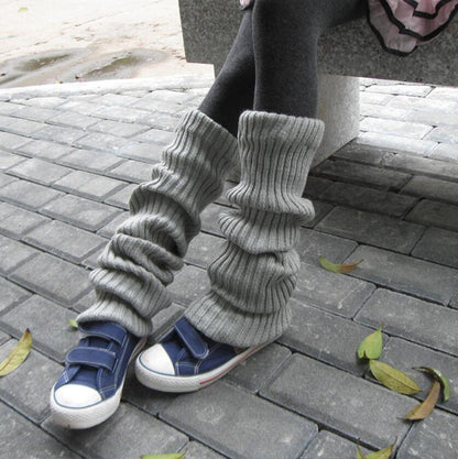 40-70CM OVER KNEE Japanese JK uniform leg warmers Korean Lolita girls' ins LONG socks girls pile up socks Foot warming cover