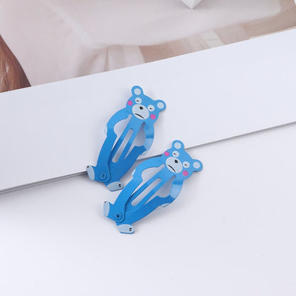 New Girls Cartoon Pattern Hairpins Cute Animal Rainbow Sweet Hair Clips Kids BB Clips Hair Accessories Fashion Barrettes Gift