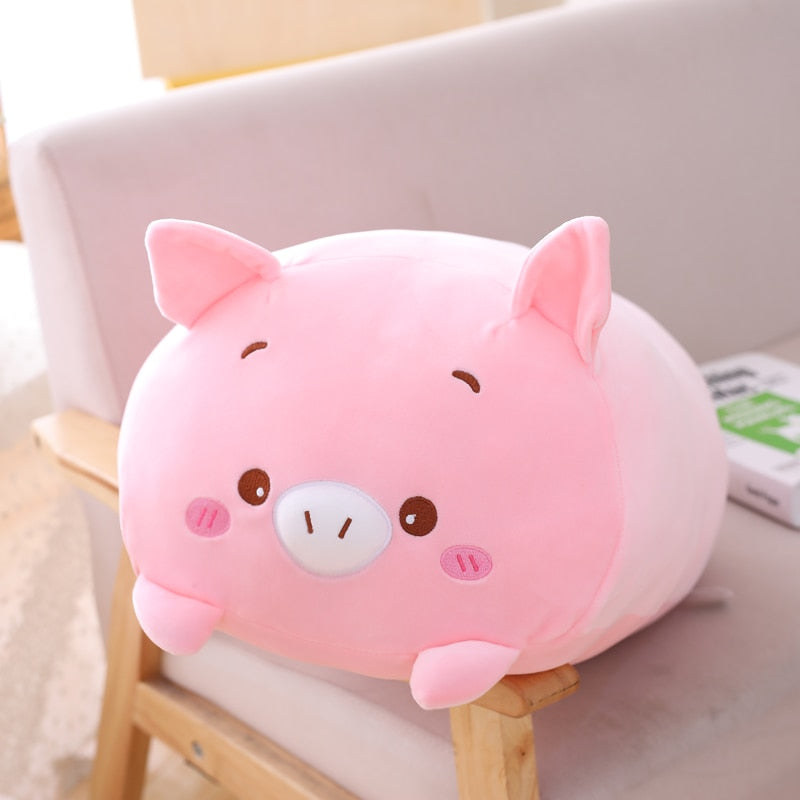 18-28CM Soft Cartoon Pillow Plushies Cushion Cute Fat Dog Cat Totoro Penguin Pig Frog Plush Toy Stuffed Animal Lovely Kids Birthday Gift