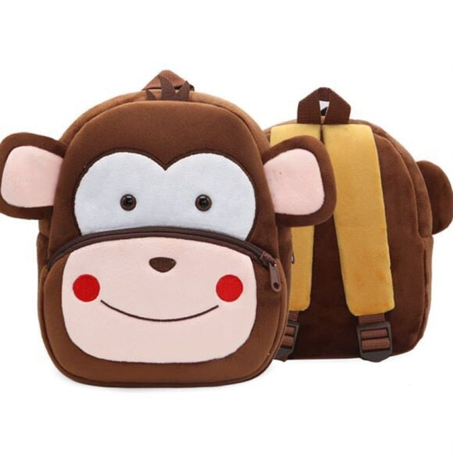 New Kawaii Stuffed Plush Kids Baby Toddler School Bags Backpack Kindergarten Schoolbag for Girls Boys 3D Cartoon Animal Backpack