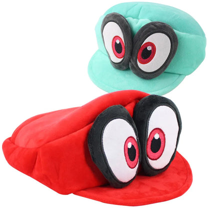 Cappy Plush Toy Super Mario Odyssey 29cm Stuffed Animal Plushies Video Game Hat Green Turqoise Red Peluche Cartoon Soft Doll Kids Gift Cosplay Props