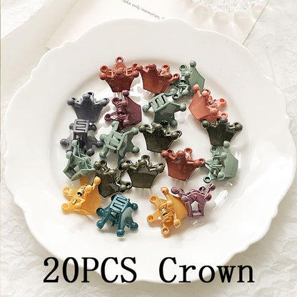 30/50PCS/Set Girls Cute Colorful Flower Star Mickey Small Hair Claws Kids Sweet Hairpins Hair Clips Fashion Hair Accessories