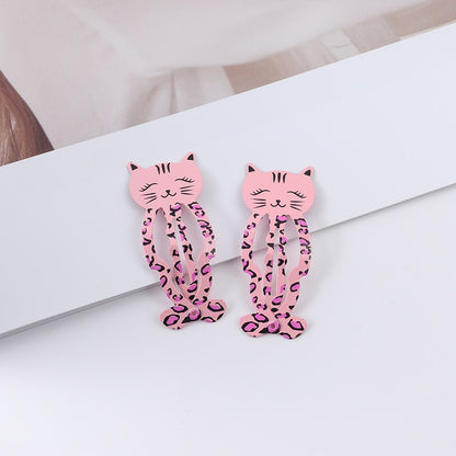 New Girls Cartoon Pattern Hairpins Cute Animal Rainbow Sweet Hair Clips Kids BB Clips Hair Accessories Fashion Barrettes Gift