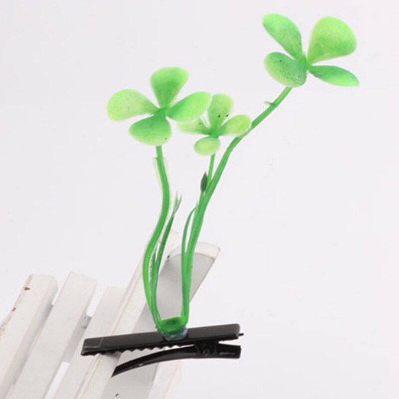 1PC Funny Show Bean Sprout Bobby Hairpin Flower Plant Hair Clips For Kids Girls Women Hair Styling Tool