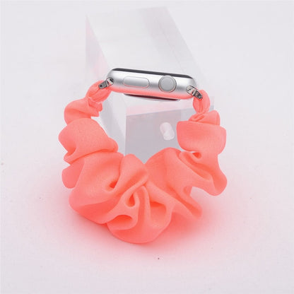 Scrunchie Elastic Watch Straps Watchband for Apple Watch Band Series 7 6 5 4 38mm 40mm 42mm 44mm for iwatch 45/41mm Bracelet