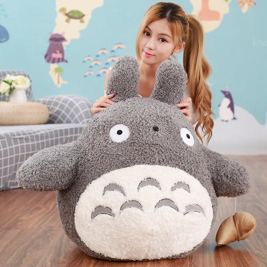 GIANT Totoro Plush Large My Neighbor Studio Ghibli Stuffed Animal Plushies Pillow Toy Big Anime Soft Doll Bed Sofa Cushion Kids Gift Home Decor Xmas Gift