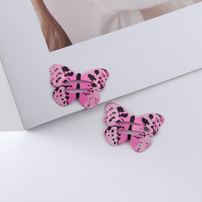 New Girls Cartoon Pattern Hairpins Cute Animal Rainbow Sweet Hair Clips Kids BB Clips Hair Accessories Fashion Barrettes Gift