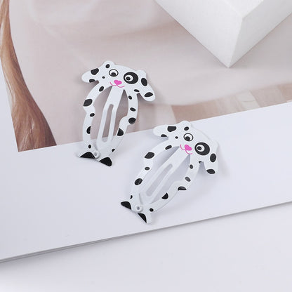 New Girls Cartoon Pattern Hairpins Cute Animal Rainbow Sweet Hair Clips Kids BB Clips Hair Accessories Fashion Barrettes Gift