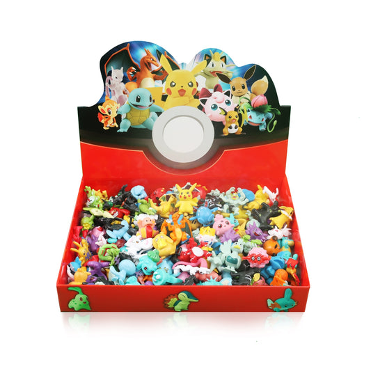 Pokémon Limited Edition Action Figure Gift Box Set: 144 Unique Display Toys Christmas Holiday Gift