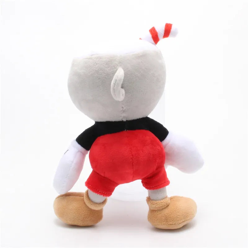 25cm Adventure Game Cuphead Plush Toy Mugman The Devil Legendary Chalice Plush Dolls Toys for Children Gifts