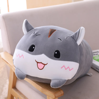 18-28CM Soft Cartoon Pillow Plushies Cushion Cute Fat Dog Cat Totoro Penguin Pig Frog Plush Toy Stuffed Animal Lovely Kids Birthday Gift