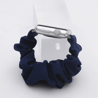 Scrunchie Elastic Watch Straps Watchband for Apple Watch Band Series 7 6 5 4 38mm 40mm 42mm 44mm for iwatch 45/41mm Bracelet
