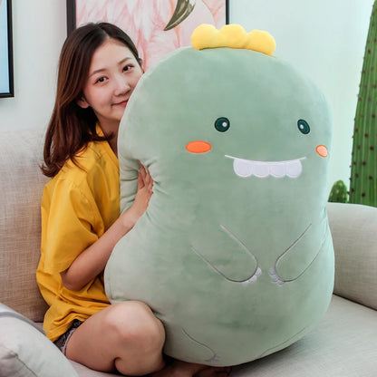 Inspired by Giant Squishmallows Plush 40-80cm Kawaii Animal Shiba Inu Dinosaur Rabbit Mouse Toys Cartoon Stuffed Soft Pillow Back Sofa Cushion For Girls Kids