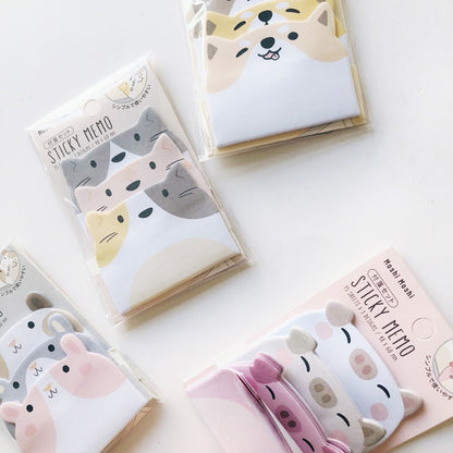 45 Sheets/Pack Kawaii Penguin Pig Bear Cat Memo Pads Student Stationery School Office Supply
