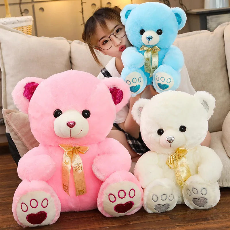 New Huggable High Quality Toy Cute Cartoon Big Teddy Bear Plush Toys Stuffed Plush Animals Bear Doll Birthday Gift For Children