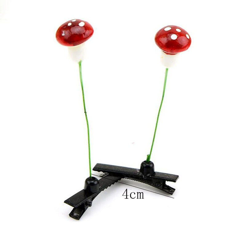 1PC Funny Show Bean Sprout Bobby Hairpin Flower Plant Hair Clips For Kids Girls Women Hair Styling Tool