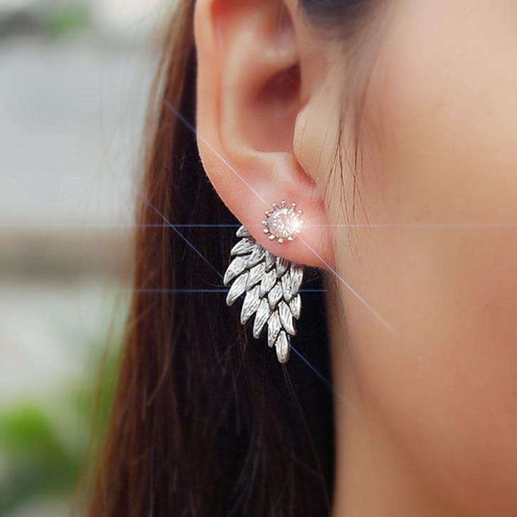 New Crystal Flower Drop Earrings for Women Fashion Jewelry Rhinestones Earrings Gift for Party Best Friend